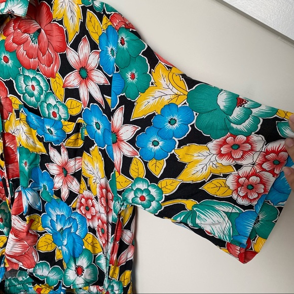 Diane Von Furstenberg | Vintage Floral jumpsuit - Picture 3 of 10